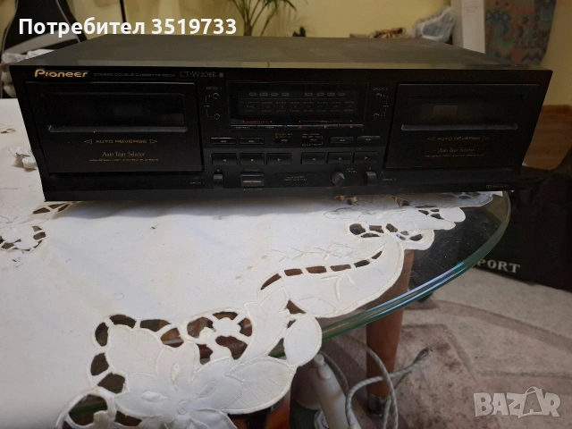 Дек Pioneer CT-W208R, снимка 3 - Ресийвъри, усилватели, смесителни пултове - 53566690