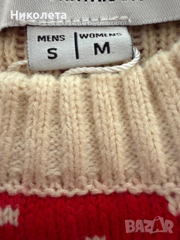 Коледен пуловер с елени, снимка 6 - Блузи с дълъг ръкав и пуловери - 52772877