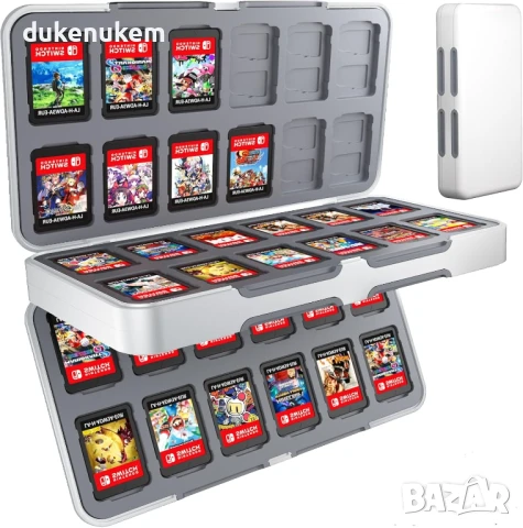 НОВА! Кутия за игри за Nintendo Switch/OLED, 48 слота 