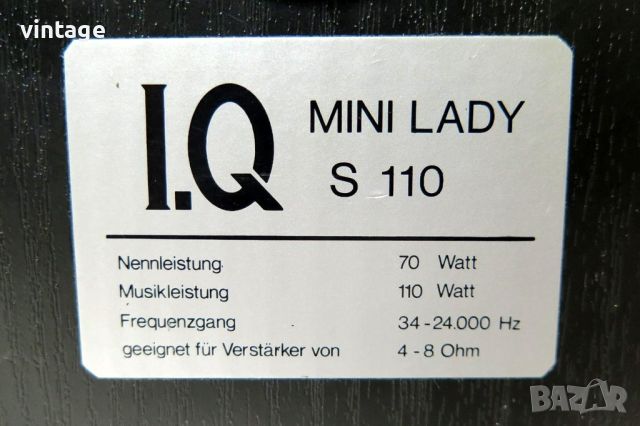 I.Q. mini lady S110, снимка 7 - Тонколони - 46067189