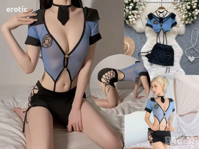 Дамска полицейска униформа - Код: 1144, снимка 2 - Бельо - 49708526