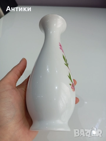 Стара порцеланова ваза , снимка 8 - Вази - 52661654