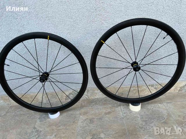 Карбонови капли "Mavic Cosmic Pro Carbon, Clincher UST 45", снимка 1 - Части за велосипеди - 45169306