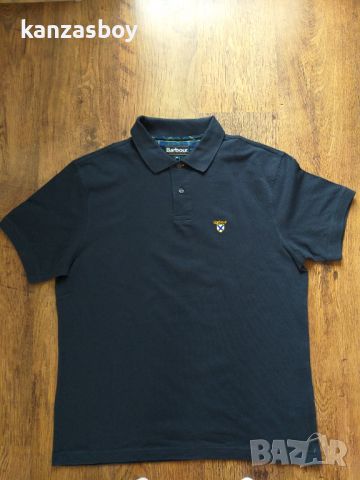 Barbour Men's Society Polo Shirt Navy - страхотна мъжка тениска КАТО НОВА, снимка 6 - Тениски - 45304628