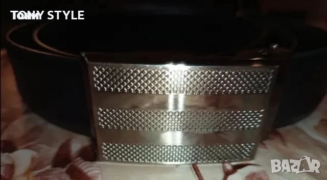 Нов Мъжки Колан Изцяло от Естествена Кожа 130см.