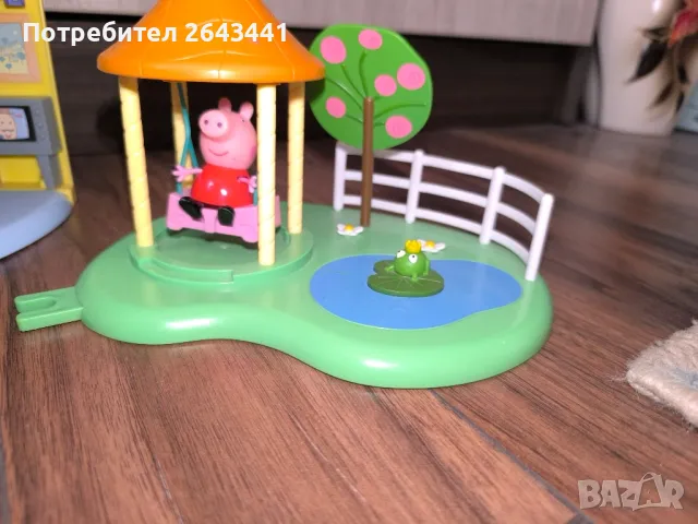 Голям ЛОТ играчки Peppa pig къща,училище и площадка Пепа пиг, снимка 7 - Образователни игри - 47165289