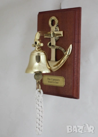 Камбана с котва от плътен месинг., снимка 5 - Колекции - 54003744