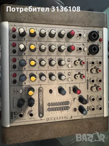 Sounbcraft Compact 4 mixer, снимка 3 - Ресийвъри, усилватели, смесителни пултове - 47312438