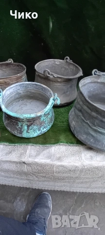 8бр малки бакърени менчета , снимка 3 - Антикварни и старинни предмети - 54125838