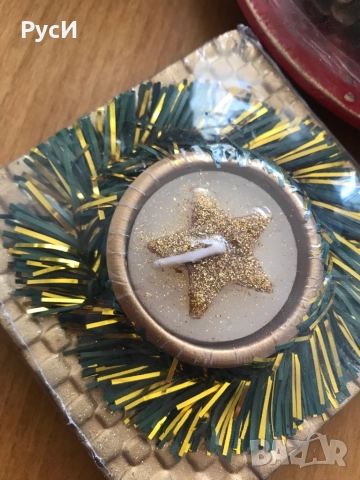 Коледна декорация със свещи, снимка 3 - Коледни подаръци - 52846815