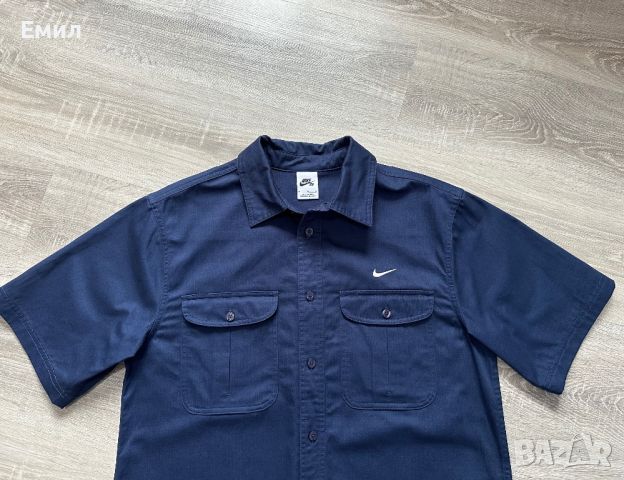 Ново! Nike SB Short-sleeve Woven ButtonUp, Размер М, снимка 6 - Ризи - 45658776