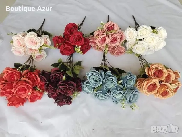 Изкуствени рози – Стилна и трайна декорация в пет изящни цвята