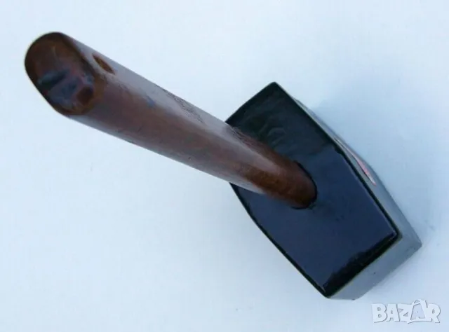 Нов UNITOOL Професионален Американски Гумен ЧУК 1,100 кг с дървена дръжкa 370 мм БАРТЕР, снимка 4 - Други инструменти - 50069046