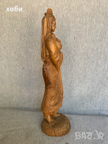 стара дървена фигура , снимка 6 - Антикварни и старинни предмети - 51008002