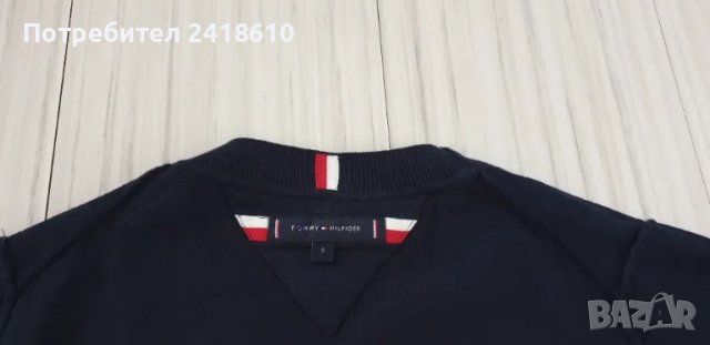 Tommy Hilfiger Cotton Knit Mens Size S  ОРИГИНАЛ! Мъжки Памучен Пуловер!, снимка 12 - Пуловери - 49336807