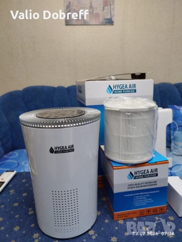 пречиствател за въздух - HYGEA AIR с нано филтър, снимка 2 - Овлажнители и пречистватели за въздух - 53689153