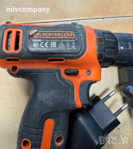 Акумулаторен винтоверт Black and Decker BDCDD12, снимка 3 - Винтоверти - 49400584