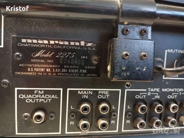 MARANTZ 2275, снимка 12 - Ресийвъри, усилватели, смесителни пултове - 46536858