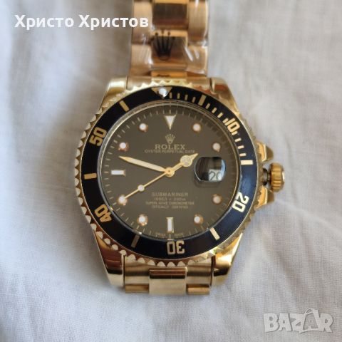 Мъжки луксозен часовник Rolex Submariner 41 mm 126618LN Yellow Gold Black Dial , снимка 5 - Мъжки - 45506334