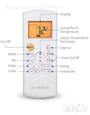 Дистанционно за климатик Midea, Treo, Bosch, Samsung, Starlight, Neo, Kaisai, Fresh , снимка 6 - Климатици - 48746374