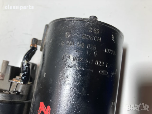 Стартер Bosch Шкода Октавиа 1.9 SDI, 1.9 TDI, Фолксваген Транспортер Т4 2.4 D, Пасат комби 1.9 TDI, снимка 5 - Части - 50527466