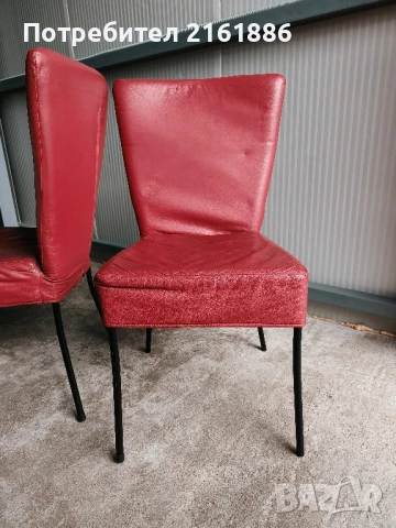 Два трапезни стола с естествена кожа , снимка 3 - Столове - 51041334