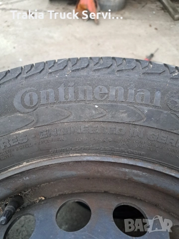 Комплект гуми с джанти и сензори 215 60 R16C Continental Vanco, снимка 5 - Гуми и джанти - 53013437
