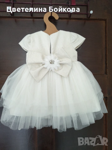 Официална рокля 74 размер, снимка 2 - Бебешки рокли - 54163632
