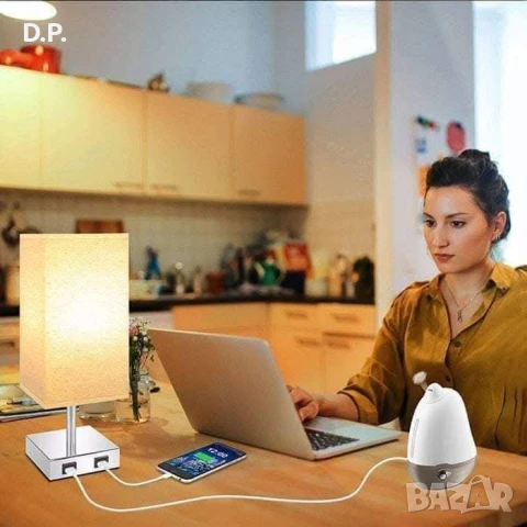 Нощна лампа с USB, снимка 5 - Настолни лампи - 51004702