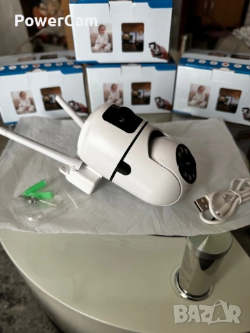 🔥 3MP Dual-Lens WiFi Камера 2 в 1 – 360° Въртене | Цветно Нощно Виждане, снимка 2 - IP камери - 53814709