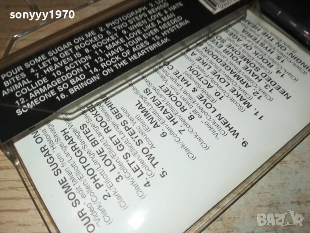 DEF LEPPARD TAPE 1710251638, снимка 14 - Аудио касети - 52089561