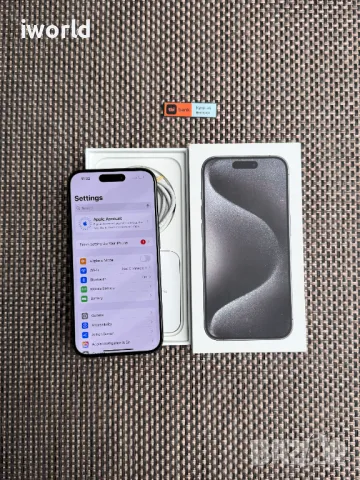 НОВ! 256gb! iPhone 15 Pro Лизинг от 72лв/м black Titanium черен, снимка 9 - Apple iPhone - 48390814