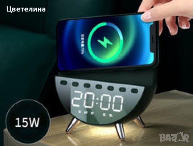 Sunrise  5-IN-1 APPLE MOBILE PHONE WIRELESS CHARGER, снимка 1 - Аксесоари за Apple - 45873514