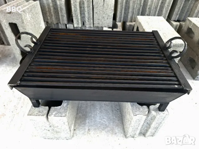Барбекю Скара Дървени въглища Кънпинг Пещ Вграждане Професионална Ръчна изработка , снимка 3 - Барбекюта - 50106423