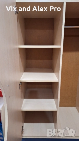 Детски гардероб двукрилен, снимка 4 - Гардероби - 53743279