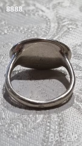 Vintage сребърен пръстен сфинкс 5,37 грама , снимка 3 - Пръстени - 45306836