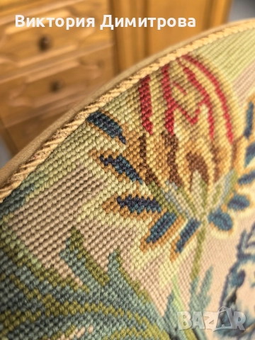 Ретро кресло - гоблен, снимка 7 - Дивани и мека мебел - 52081399