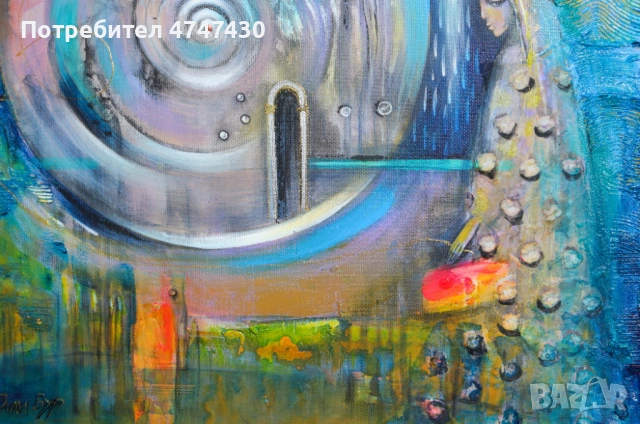 Ралица Бурова картина маслени бои, снимка 6 - Картини - 53617382