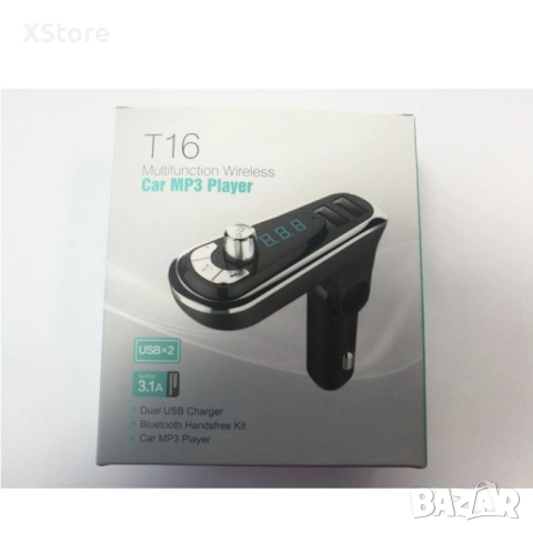 Многофункционален трансмитер за автомобил, модел T16, снимка 2 - Аксесоари и консумативи - 52482963