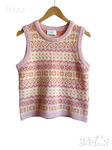 Дамски пуловер без ръкави Neo Noir