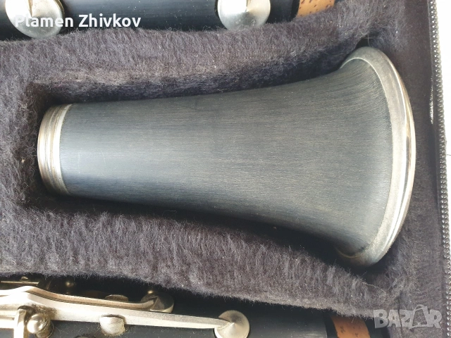 Музикален инструмент стар кларинет с чанта , снимка 9 - Колекции - 53004262