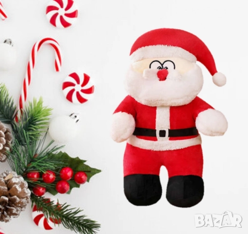 Плюшена играчка Дядо Коледа – 35 см, снимка 3 - Други - 52567904