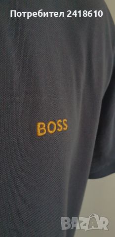 Hugo Boss Piro Pique Cotton Regular Fit Mens Size XL ОРИГИНАЛНА Тениска!, снимка 7 - Тениски - 46087653