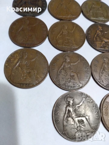 ONE PENNY 1903-1948 г.18 бр, снимка 13 - Нумизматика и бонистика - 51138290