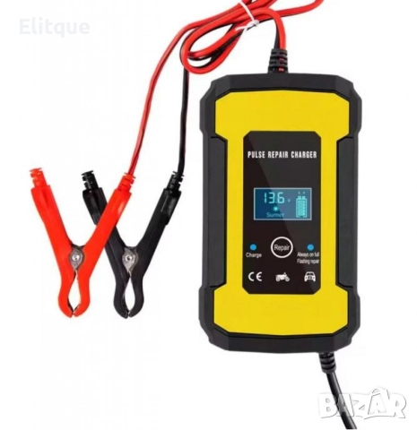 Интелигентно 2в1 зарядно - Токоизправител за акумулатор с температурен детектор и импулсни режими, снимка 5 - Друга електроника - 52839272