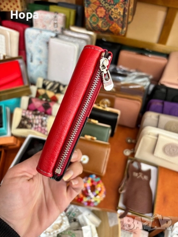 Портмоне от естествена кожа в кутия, снимка 9 - Портфейли, портмонета - 52419198