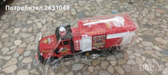 детска играчка пожарна кола, снимка 3 - Коли, камиони, мотори, писти - 45710456