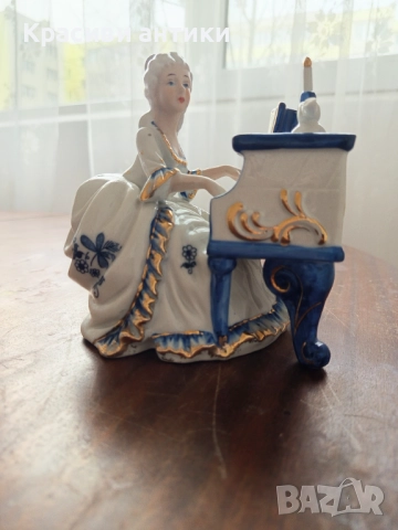 Фигура от порцелан, колекционерска, немска красива, снимка 10 - Колекции - 52318872