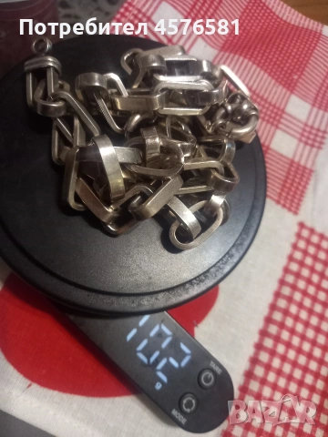 сребро 925 102 грама цена 350 евро, снимка 2 - Колиета, медальони, синджири - 53417414