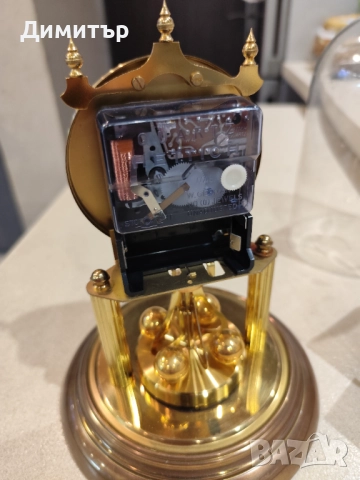 Немски настолен кварцов часовник, снимка 3 - Антикварни и старинни предмети - 52259451